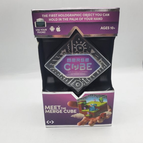 MERGE CUBE AUGMENTED & VIRTUAL REALITY SCIENCE & STEM EDUCATIONAL TOY - Picture 2 of 7